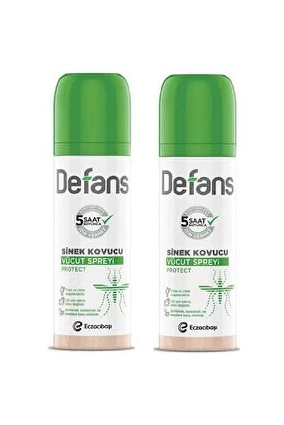 DETAN DEFANS PROTECT SPEY 100ML X 2 ADET