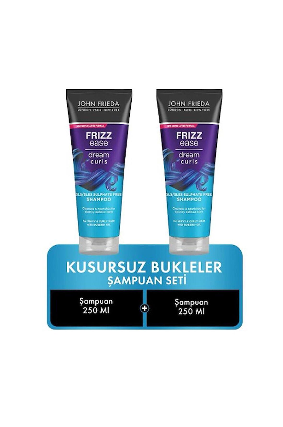 John Frieda Kusursuz Bukleler İçin Şampuan 250 ml 2'li