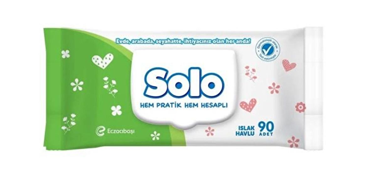 Solo Islak Havlu Kapaklı 90 Yaprak