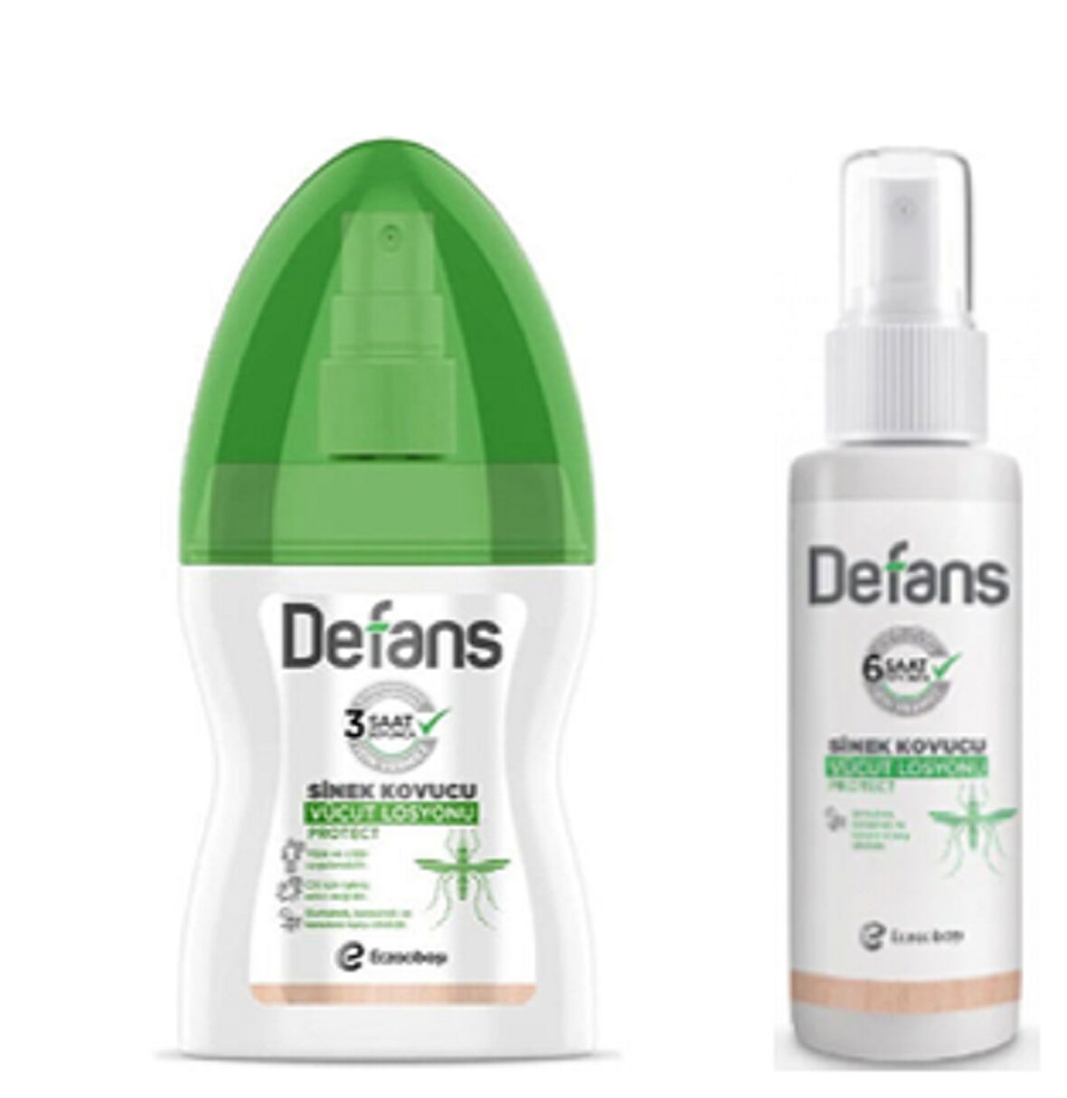 Defans Sinek Kovucu Naturel Vücut Losyonu 100 Ml + Defans Sinek Kovucu Vücut Spreyi Protect 50 ml
