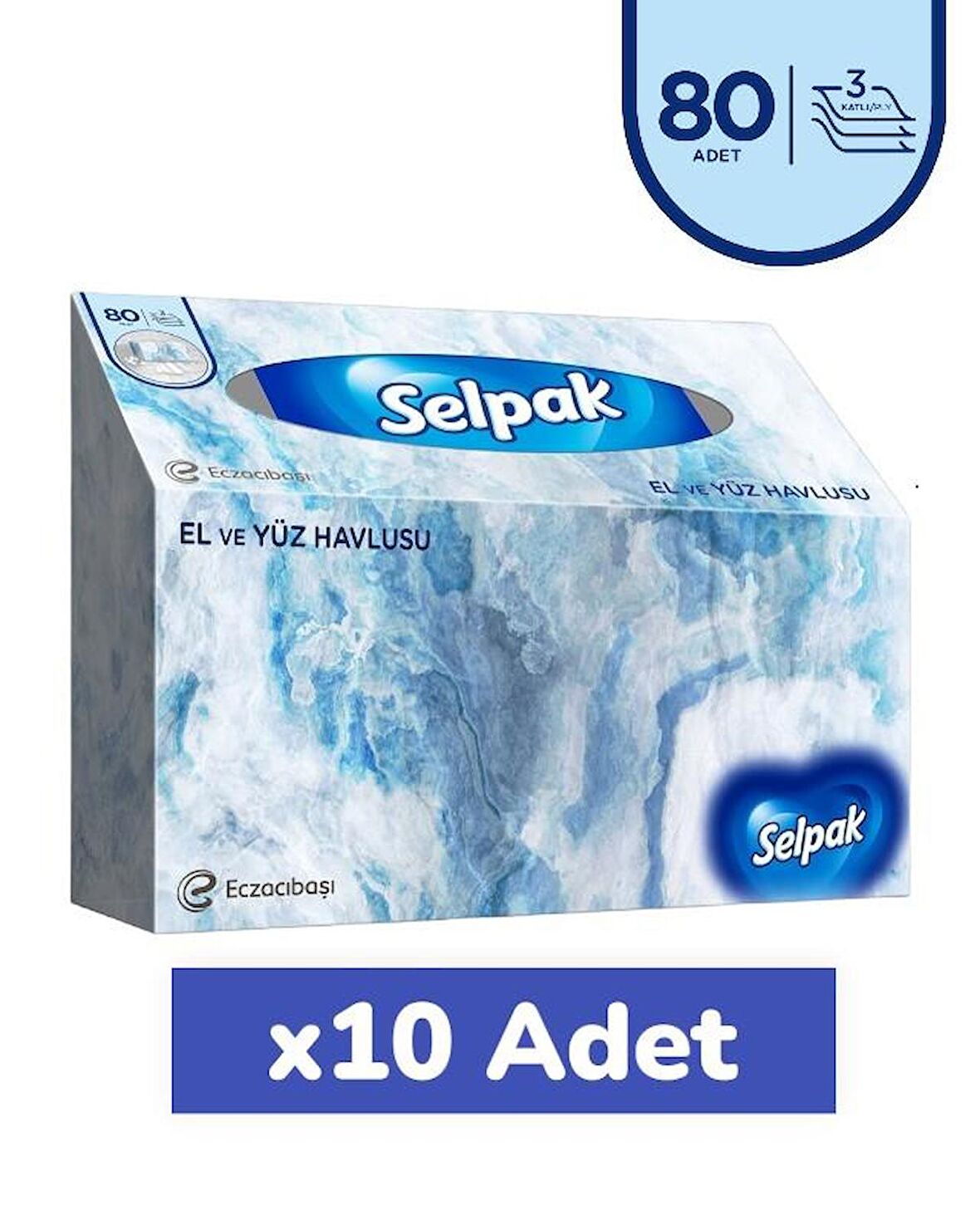 Selpak El ve Yüz Havlusu x 10 Paket 800 Yaprak