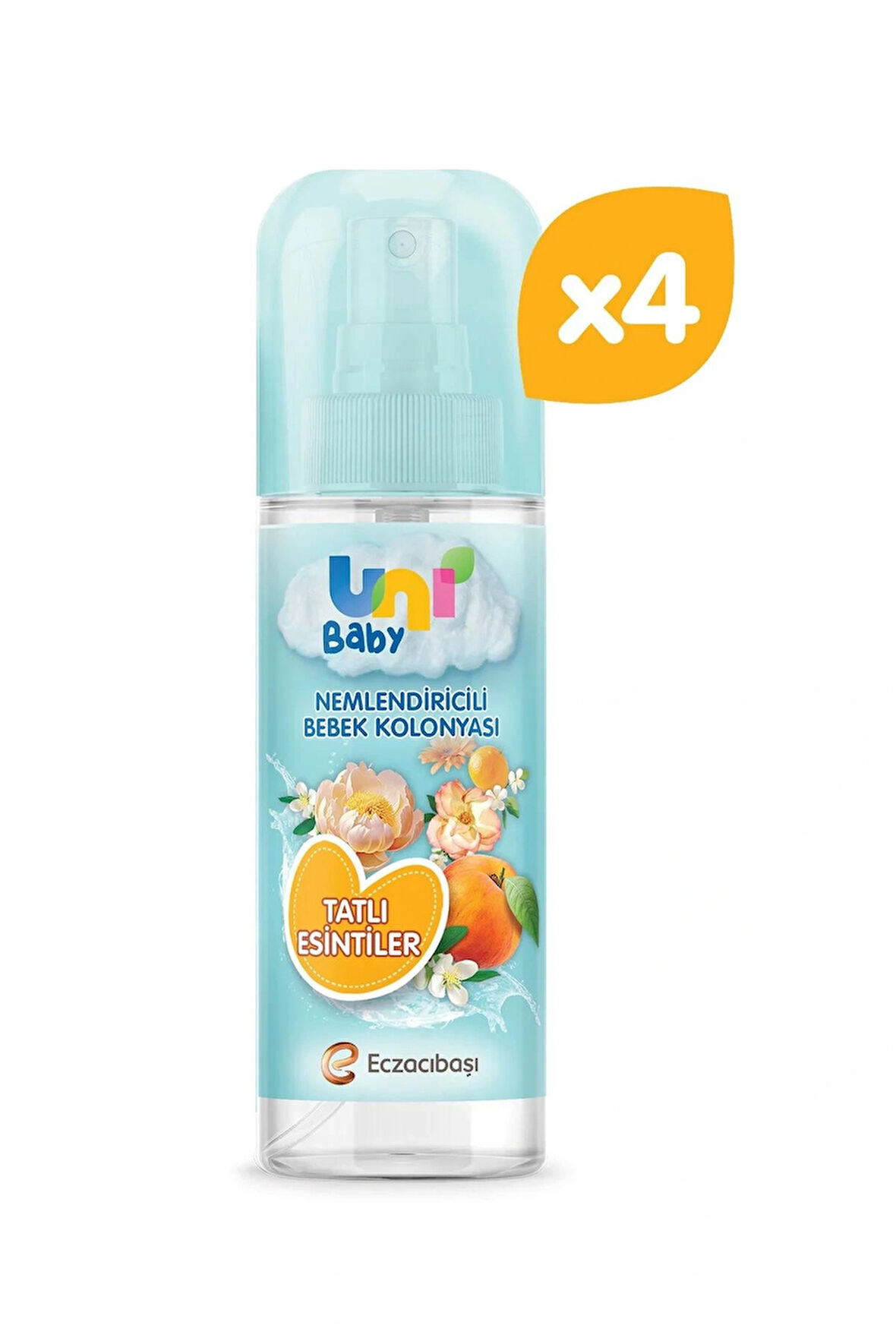 Uni Baby Bebek Kolonyası Tatlı Esintiler 4 x 150 ml
