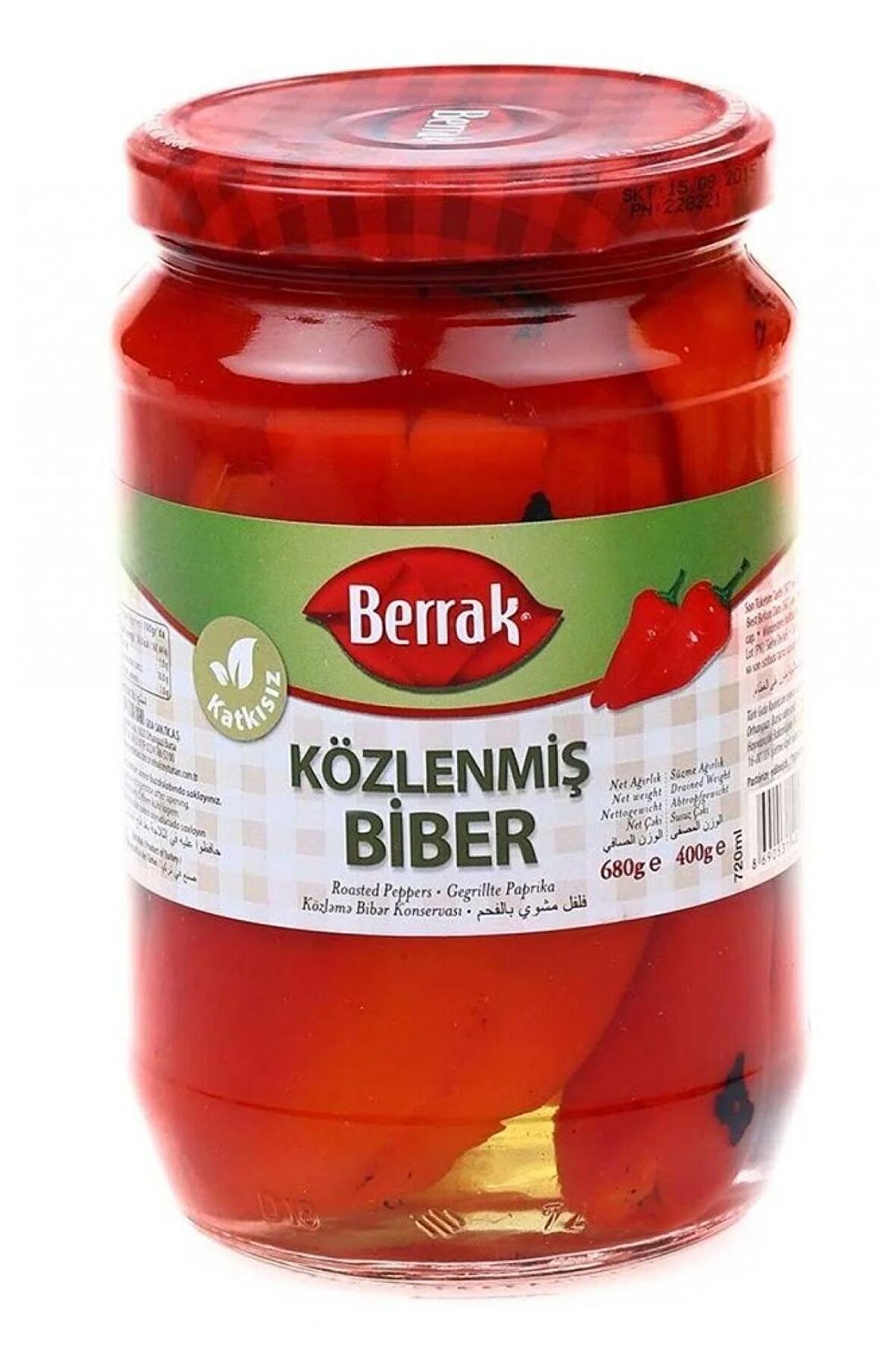 Közlenmiş Biber 680 gr