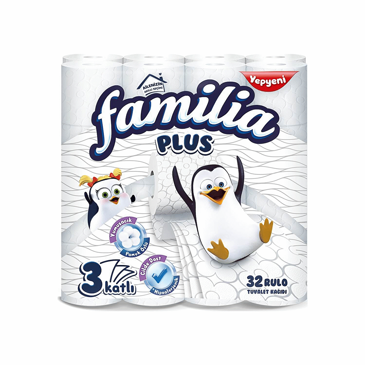 Familia Plus 3 Katlı 32'li Tuvalet Kağıdı