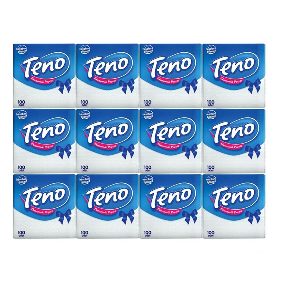 Teno Ekonomik Peçete 100-lü 12 Paket