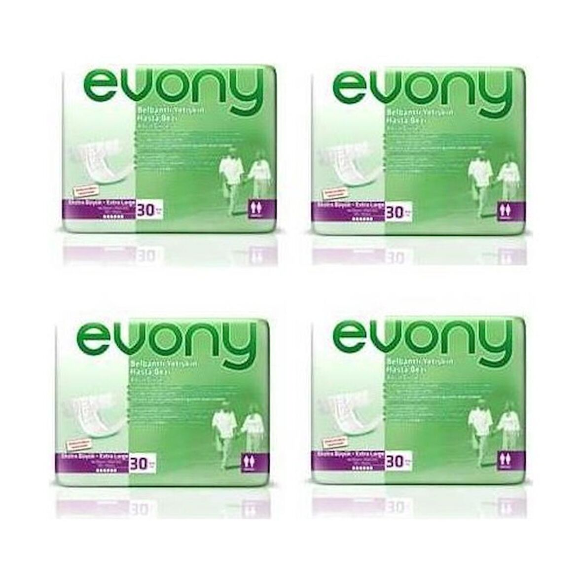 EVONY BELBANTLI EXTRA LARGE 30 LU X 4 PAKET 120 ADET