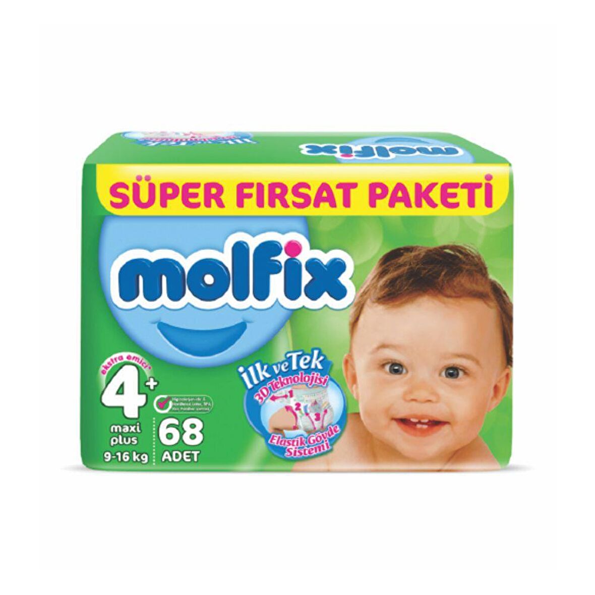Molfix Süper Fırsat Paketi Maxi Plus 68Li