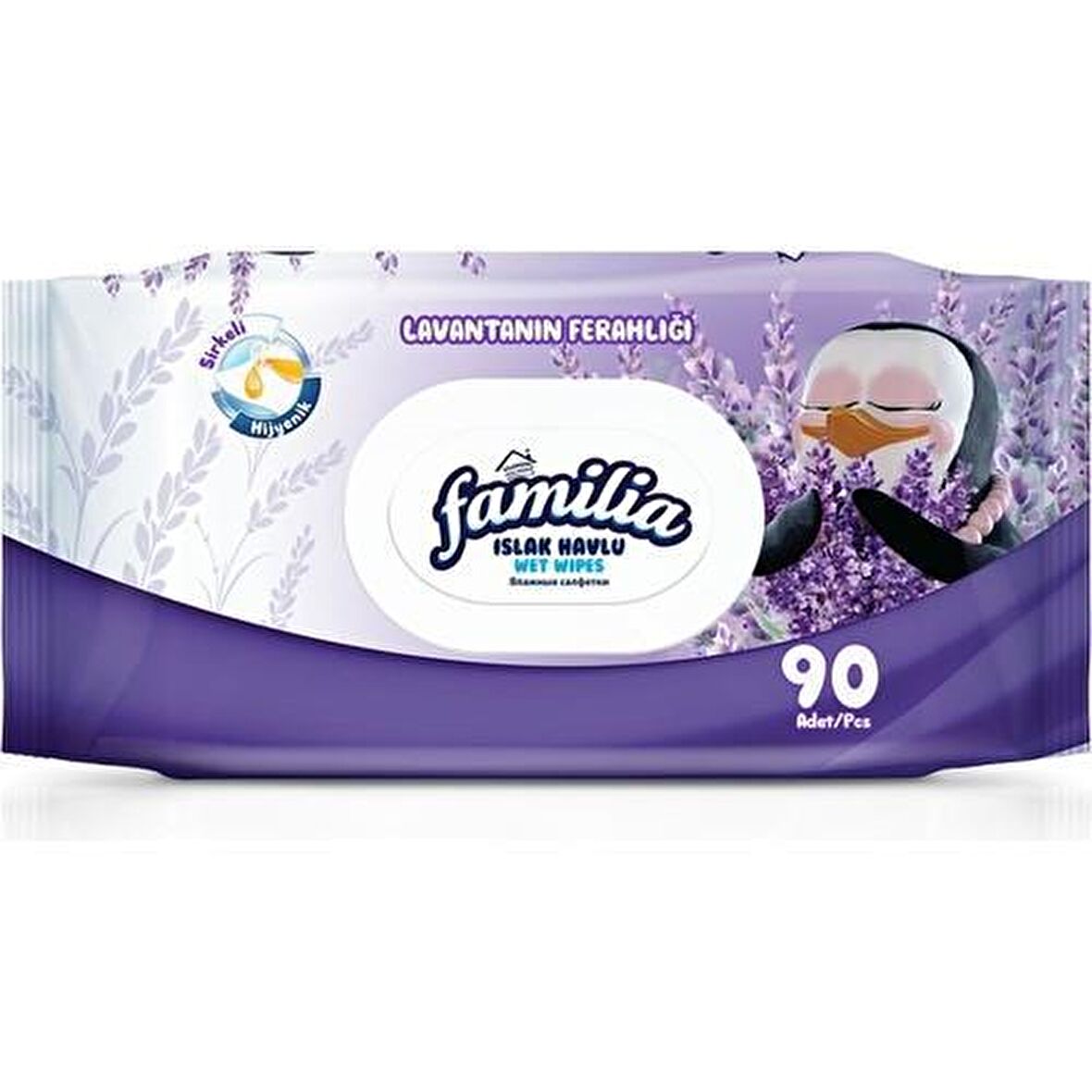 Familia ıslak havlu 90'lı lavantanın ferahlığı