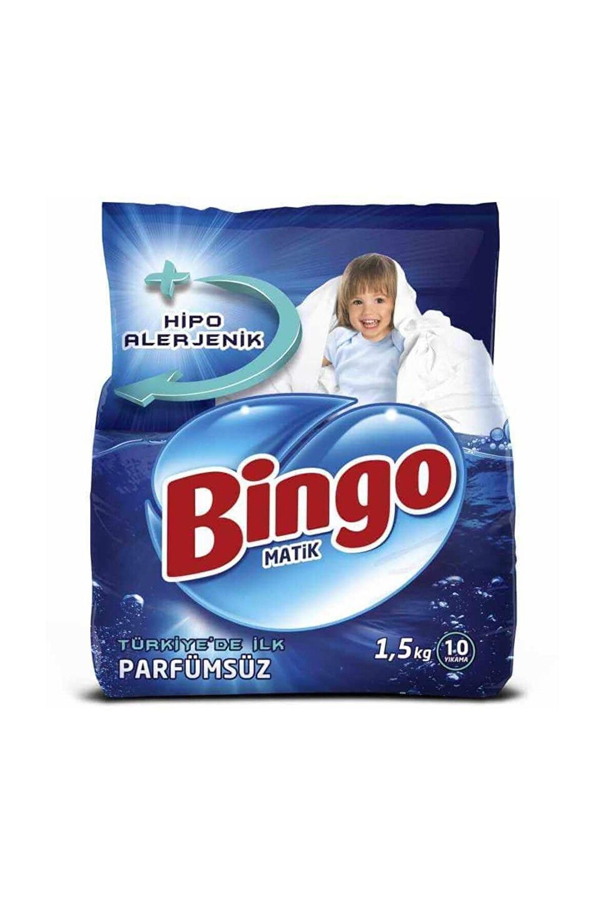 Bingo Matik Beyazlar İçin Toz Çamaşır Deterjanı 1.5 kg 10 Yıkama