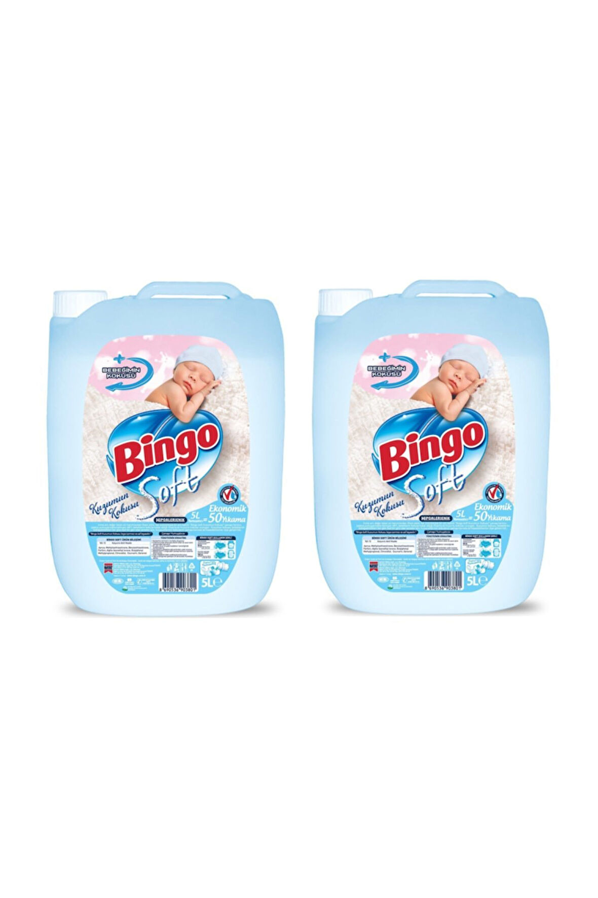 Soft Kuzumun Kokusu Çamaşır Yumuşatıcısı 5 Lt X 2 Adet