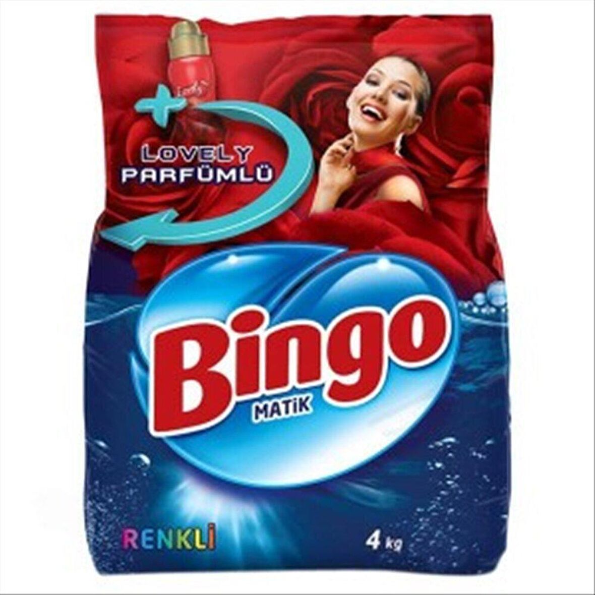 Bingo Matik Parfümlü Renkliler İçin Toz Çamaşır Deterjanı 4 kg 26 Yıkama