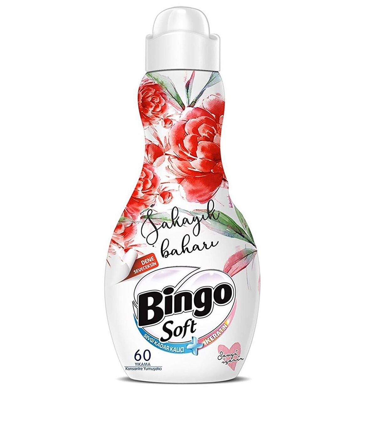 Bingo Soft Şakayık Baharı Beyazlar ve Renkliler İçin Konsantre Yumuşatıcı 1440 ml 60 Yıkama