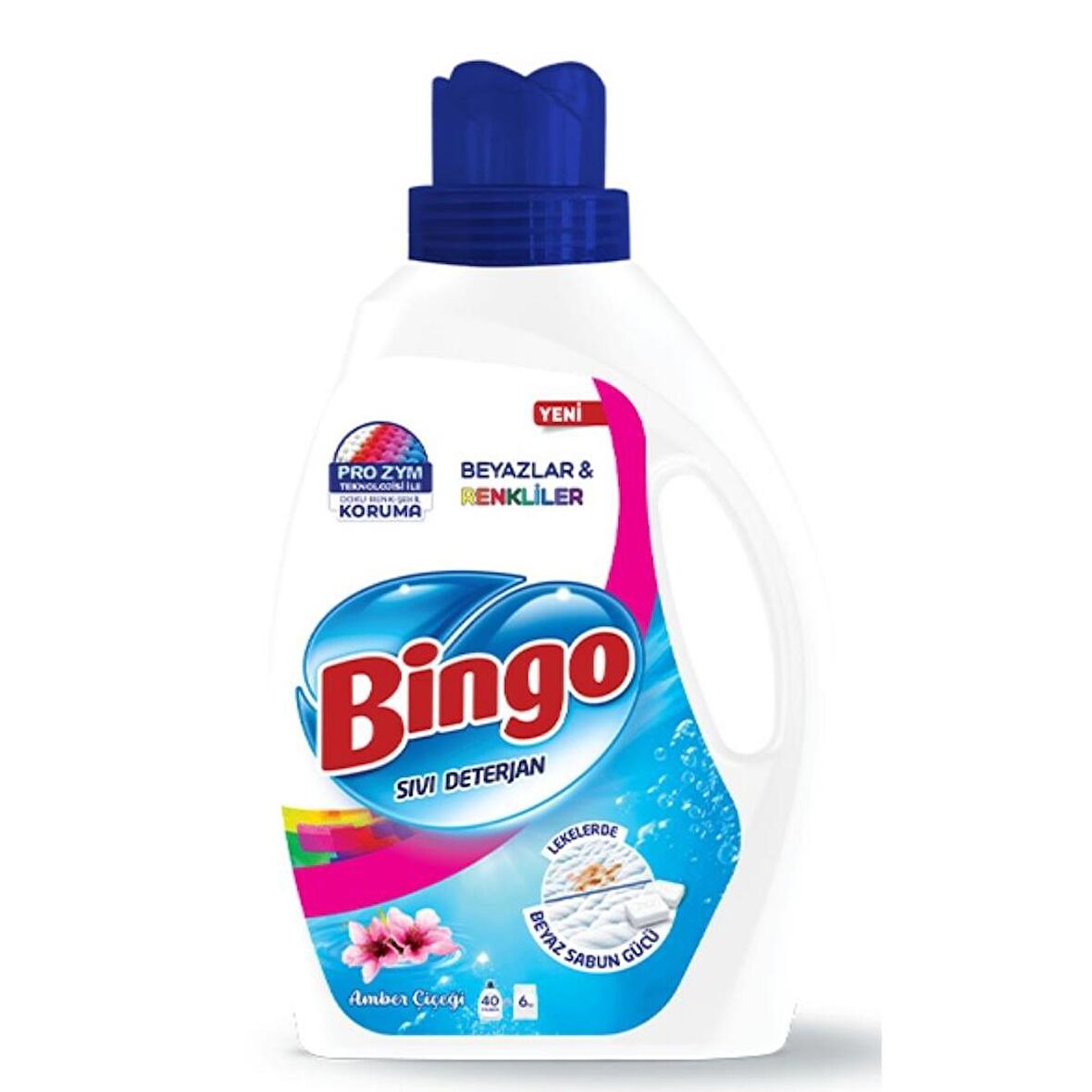 Bingo Sıvı Deterjan Amber 2600 Ml (Yeni)