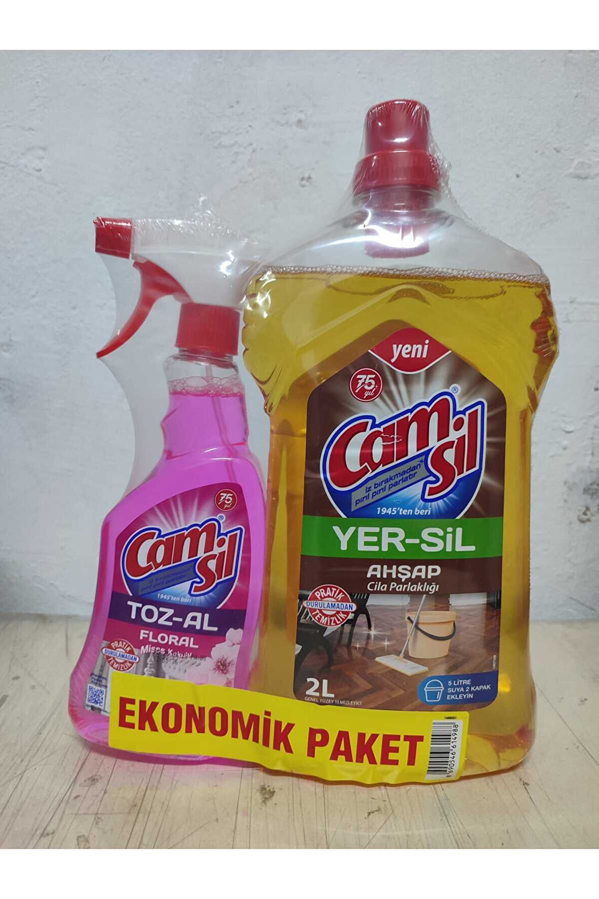 CAMSİL YER-SİL AHŞAP 2L+TOZAL FLORAL 500 ML