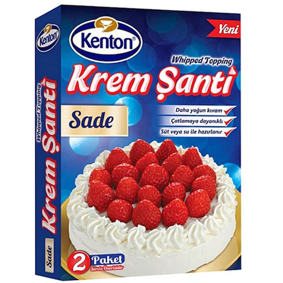 Kenton Krem Şanti Sade 150 Gr.