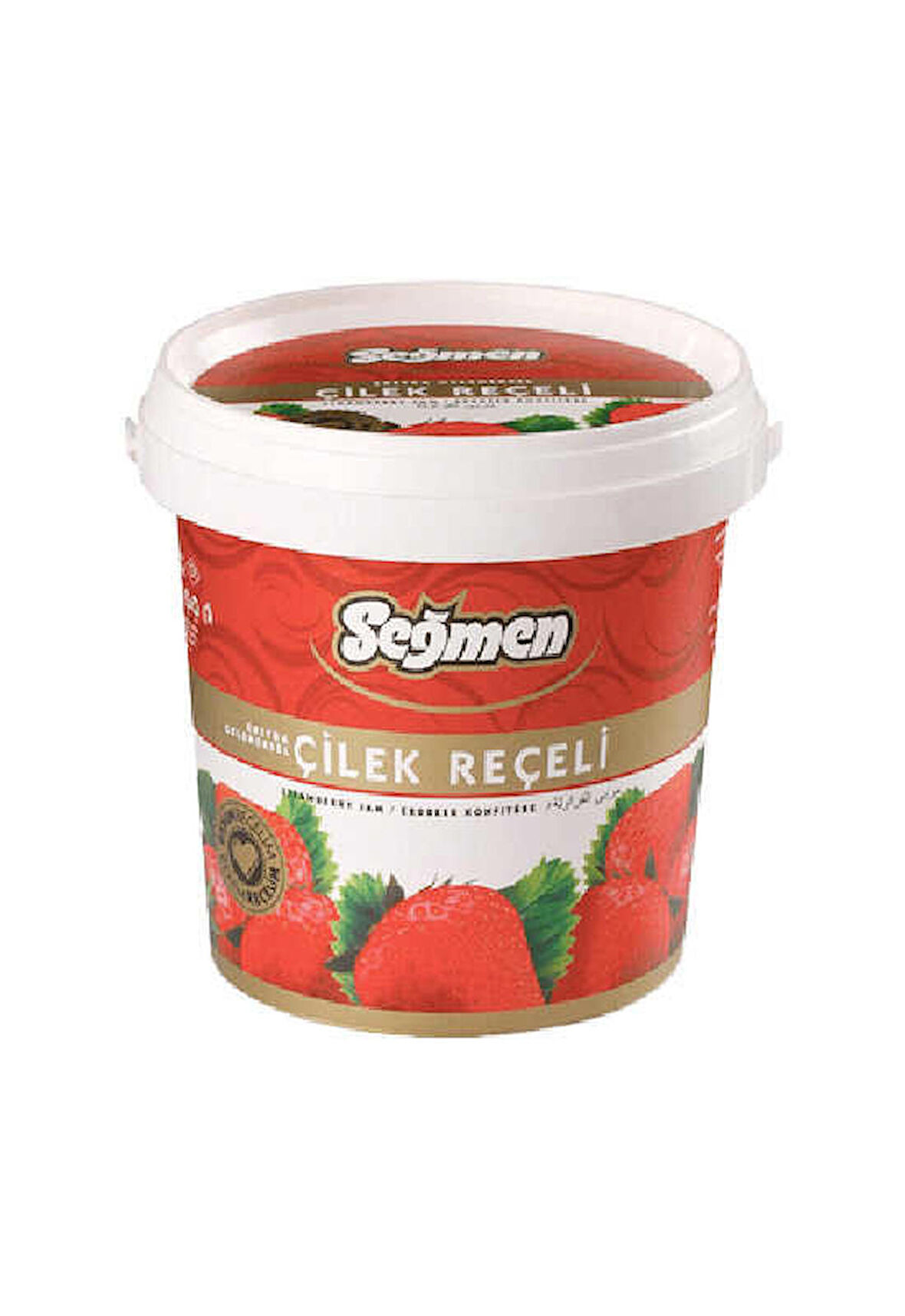 Seğmen Çilek Reçeli Kova 1000g