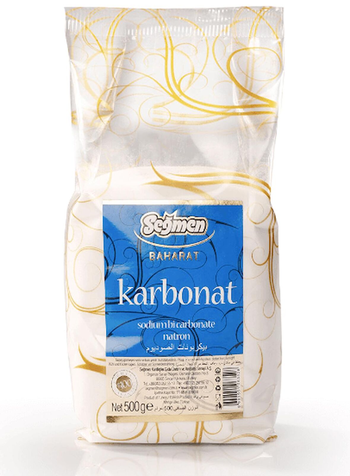 Seğmen Karbonat Poşet 500g