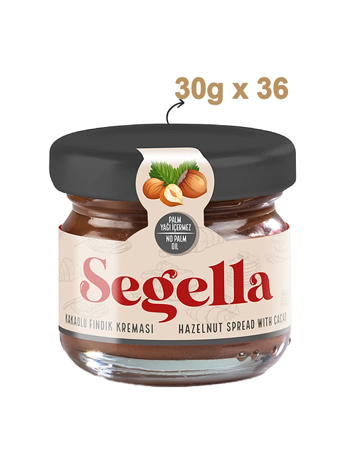 Segella Kakaolu Fındık Kreması 30g x 36 Adet