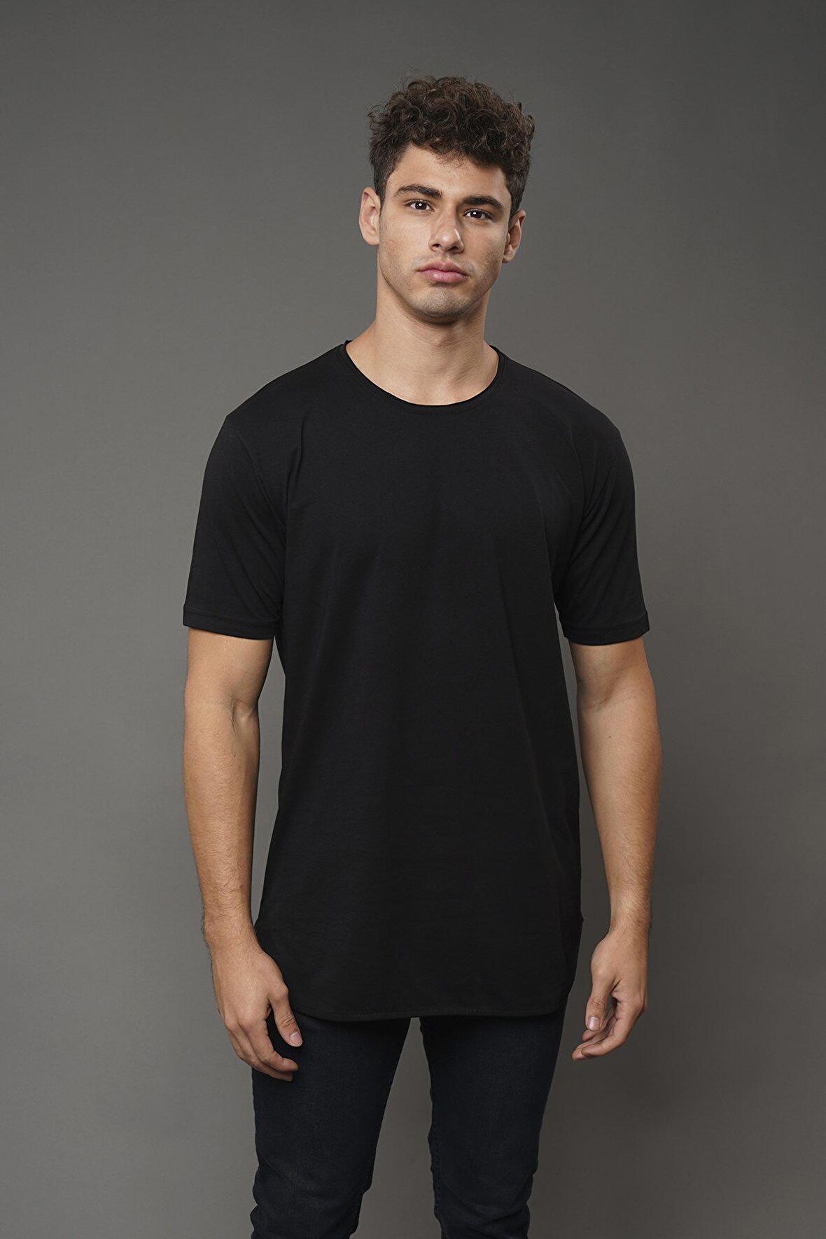 Gabria Bisiklet Yaka Biyeli T-shirt