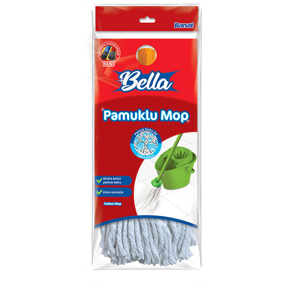 Bella Pamuklu Mop