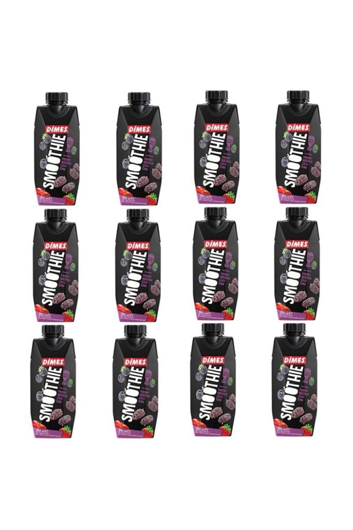 Dimes Smoothie Mor 310 ml - 12 Adet