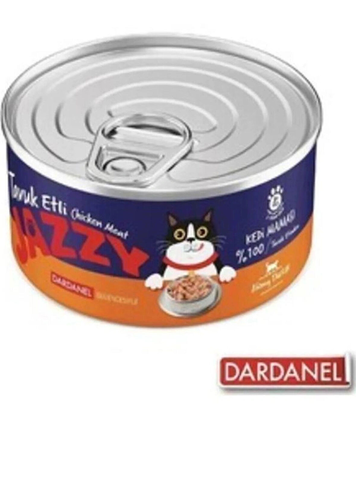 JAZZY Dardanel Kedi Maması Tavuklu 12x95gr