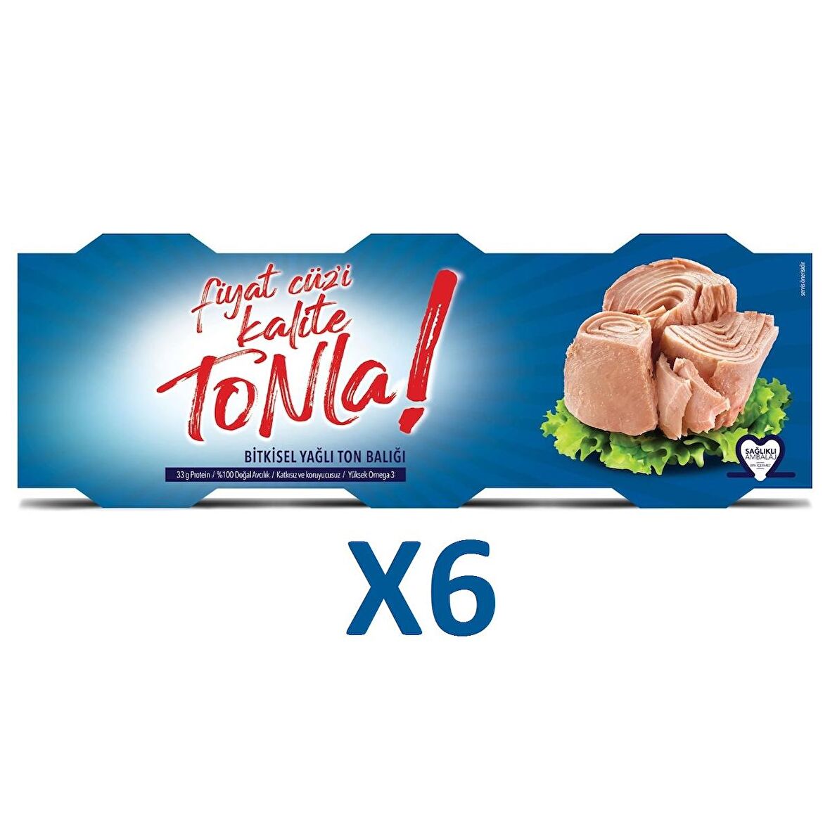 Fiyat Cüz'i Kalite Tonla Bitkisel Yağlı Ton Balığı 3x75g 6 Adet