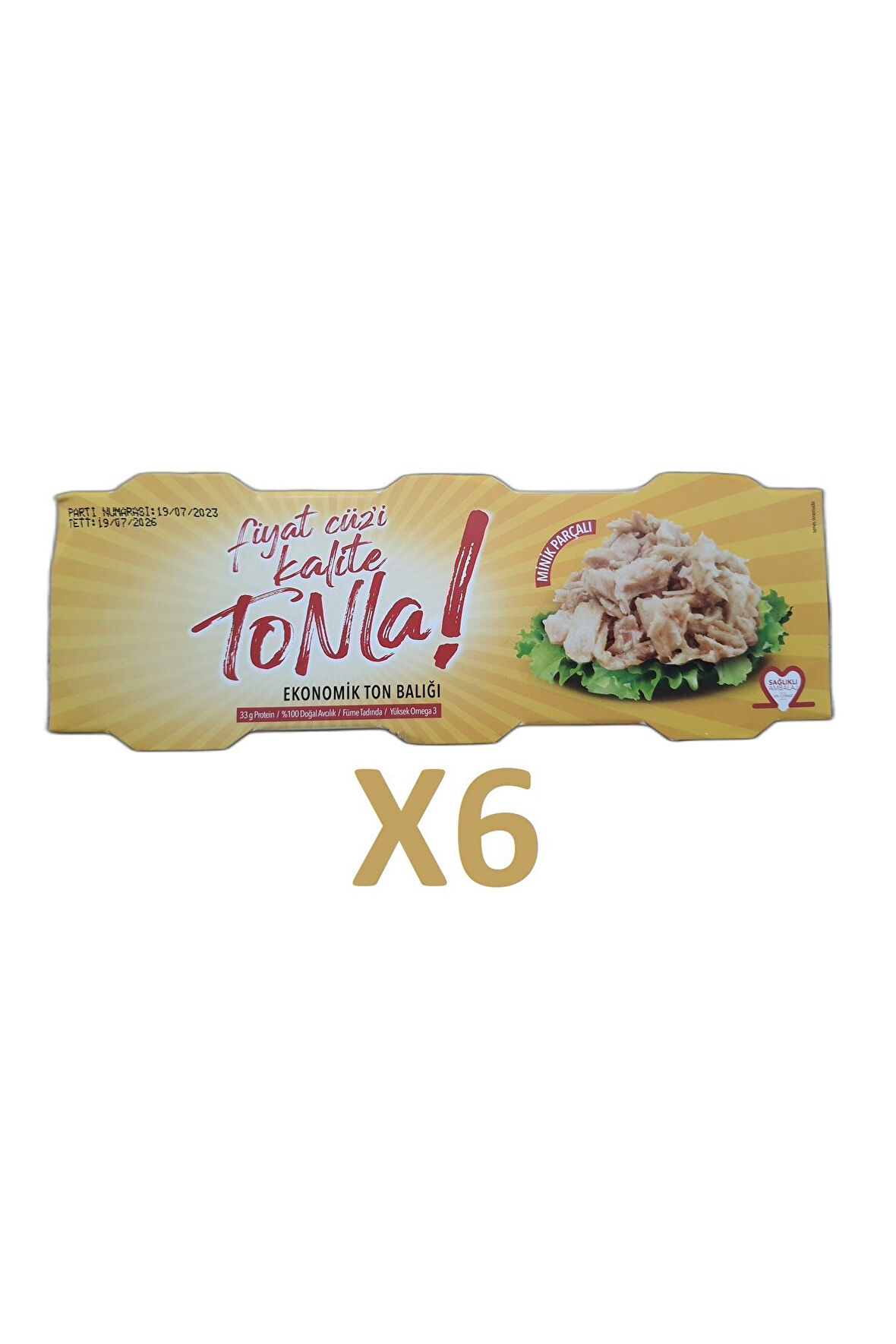 Dardanel Tonla Ekonomik Ton Balığı 3x75g  6 Adet