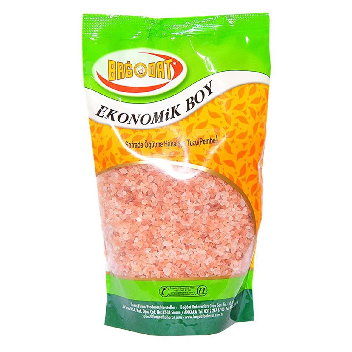 Yemeklik Kristal Çakıl Himalaya Kaya Tuzu Pembe 1000 Gr Paket