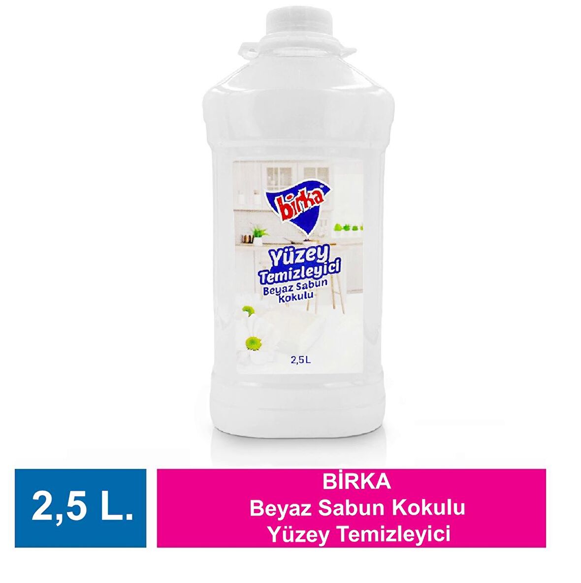 Birka Beyaz Sabun Kokulu Yüzey Temizleyici 2,5 L.