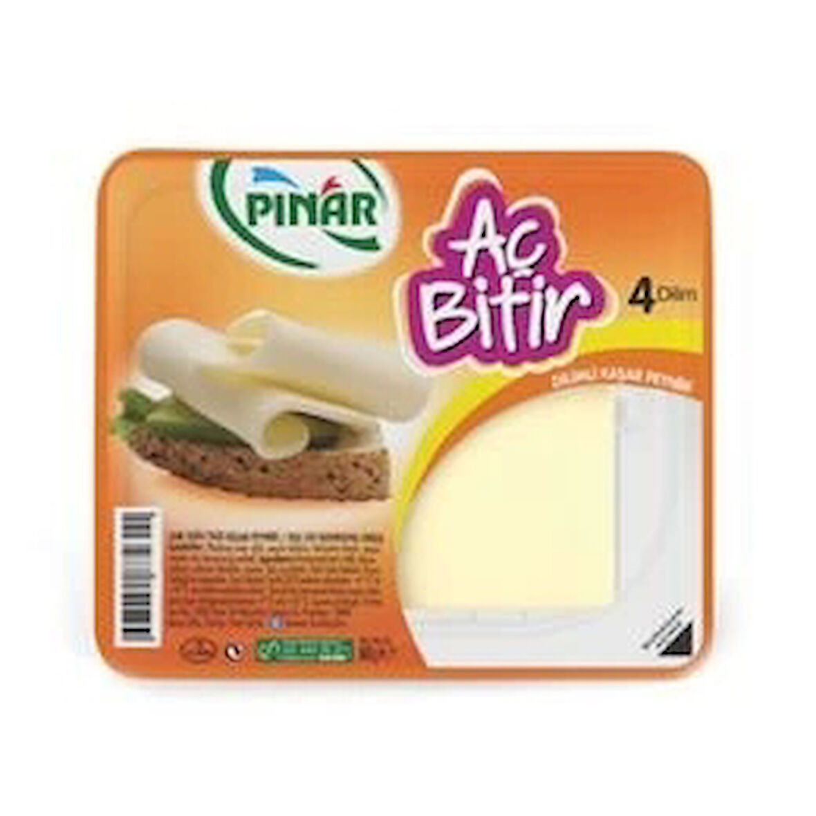 PINAR PEYNİR AÇ BİTİR DİLİMLİ 60GR