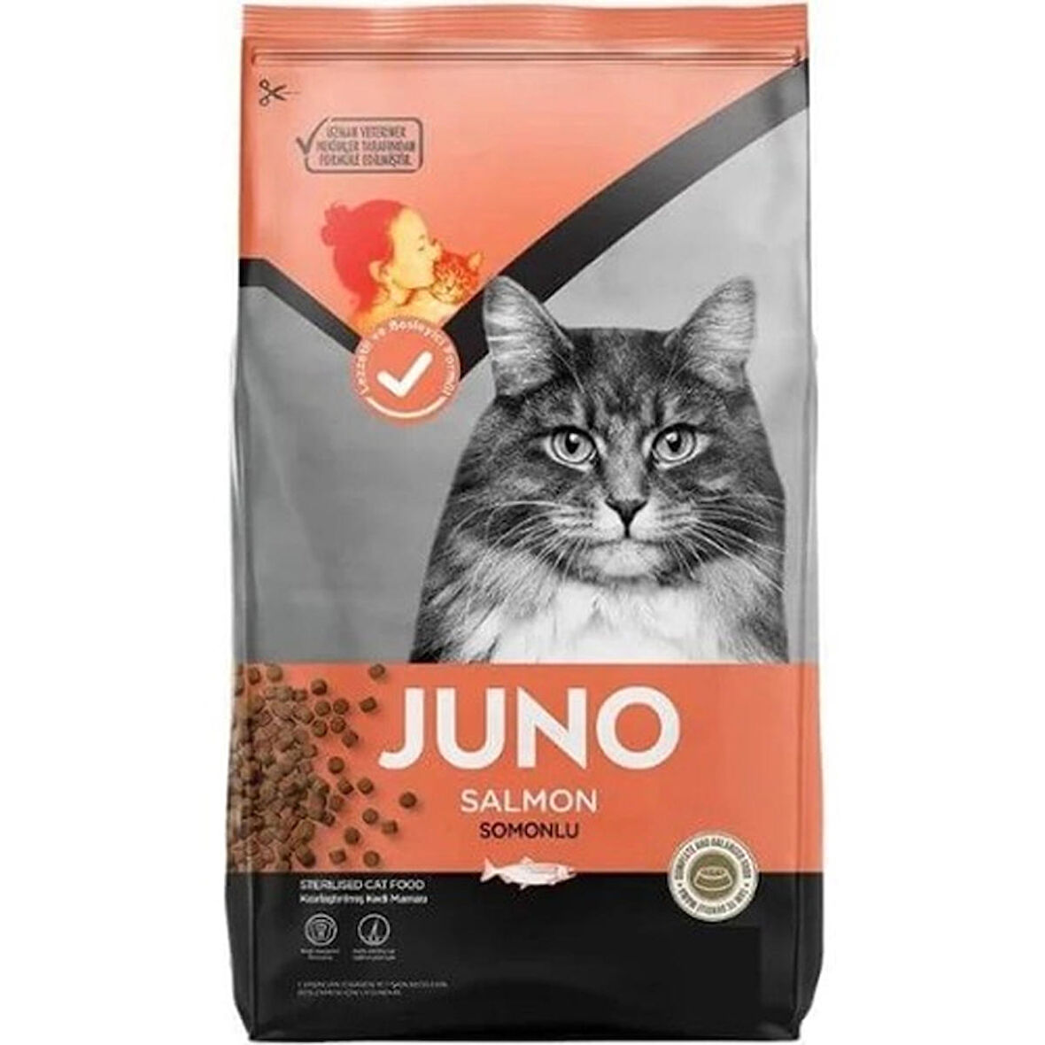 Juno Balıklı Kısır Kedi Maması 2 Kg