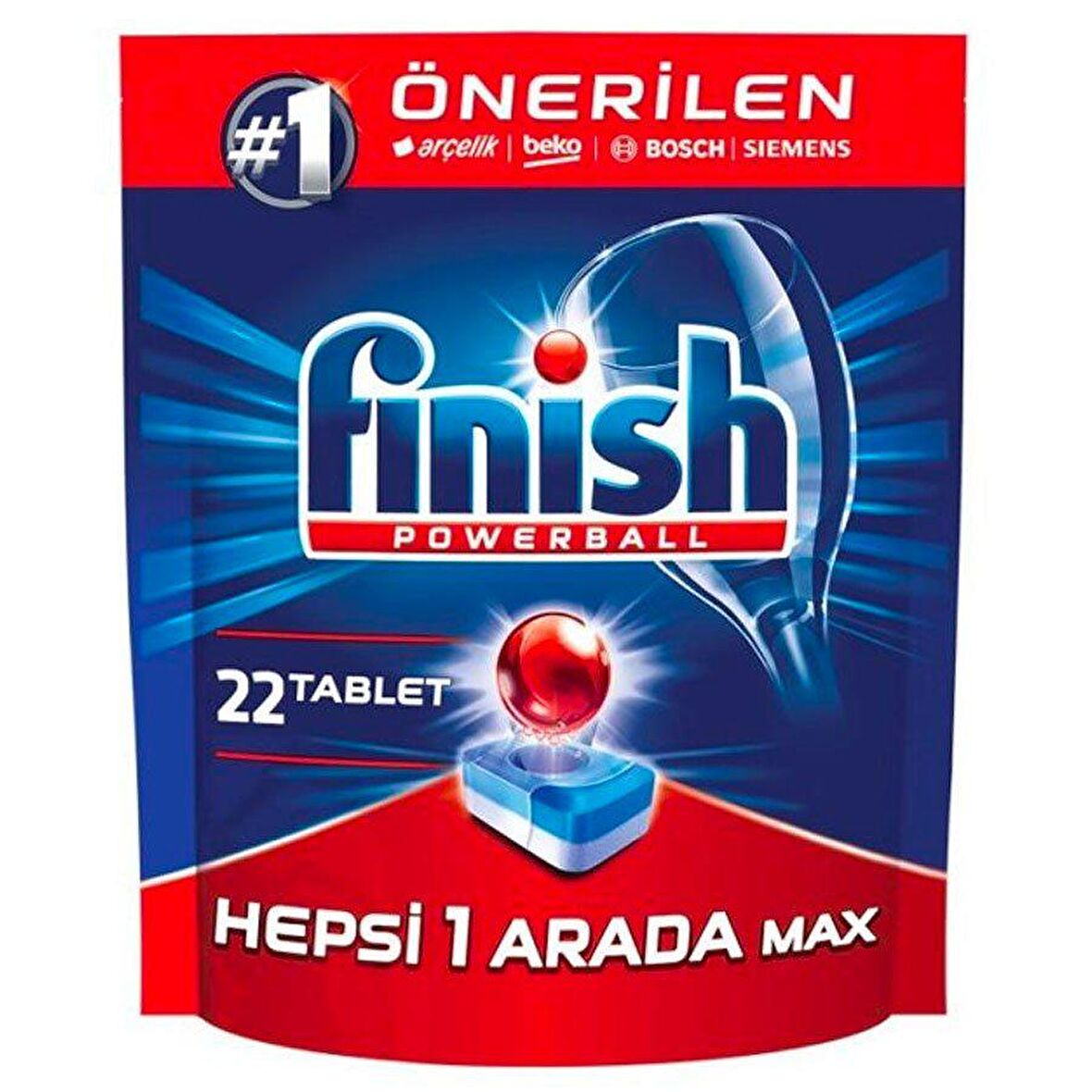 Finish 22 Yıkama Tablet Bulaşık Makinesi Deterjanı 22 Adet 