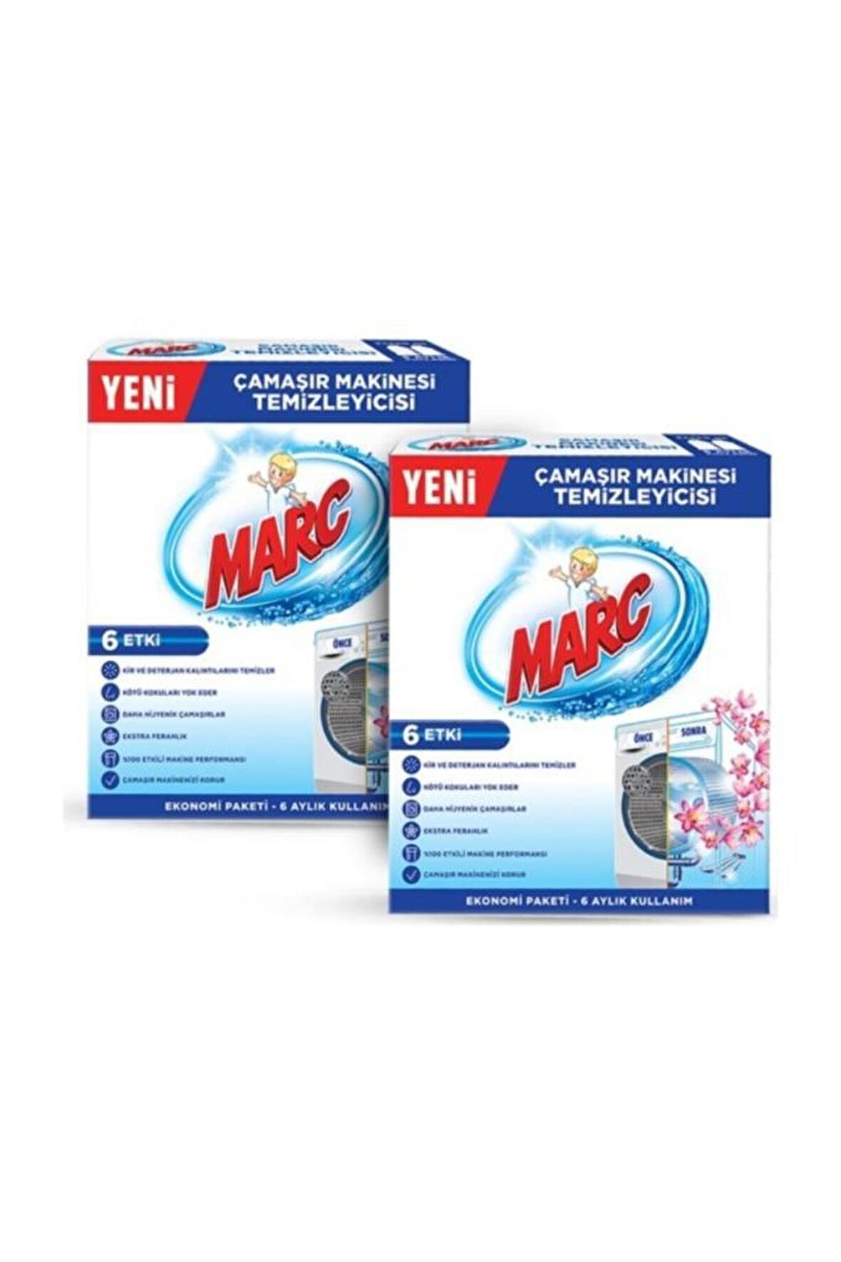 Marc Çamaşır Makinesi Temizleyicisi 250Ml x4