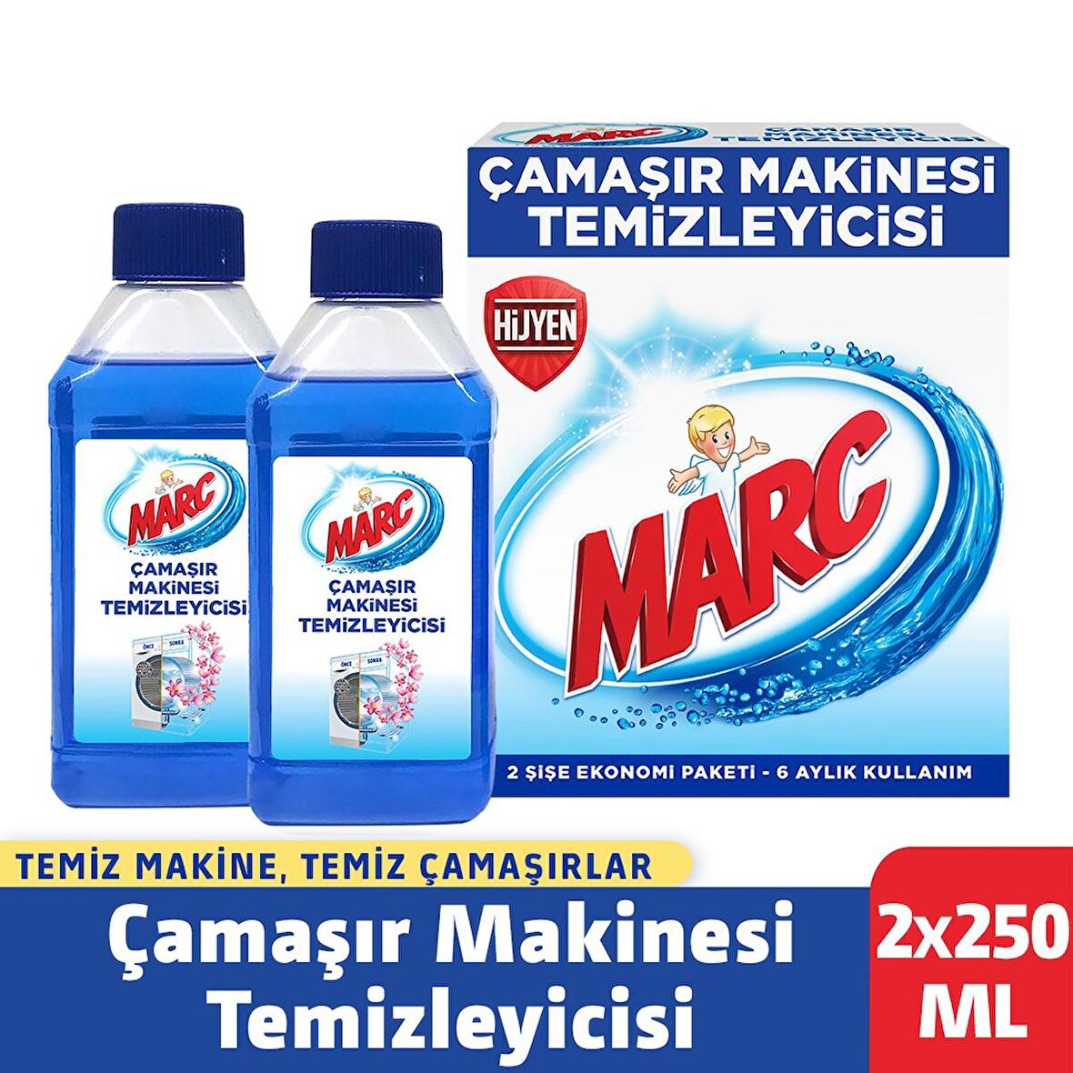 Marc 4x250 Sıvı Çamaşır Makinesi Temizleyici