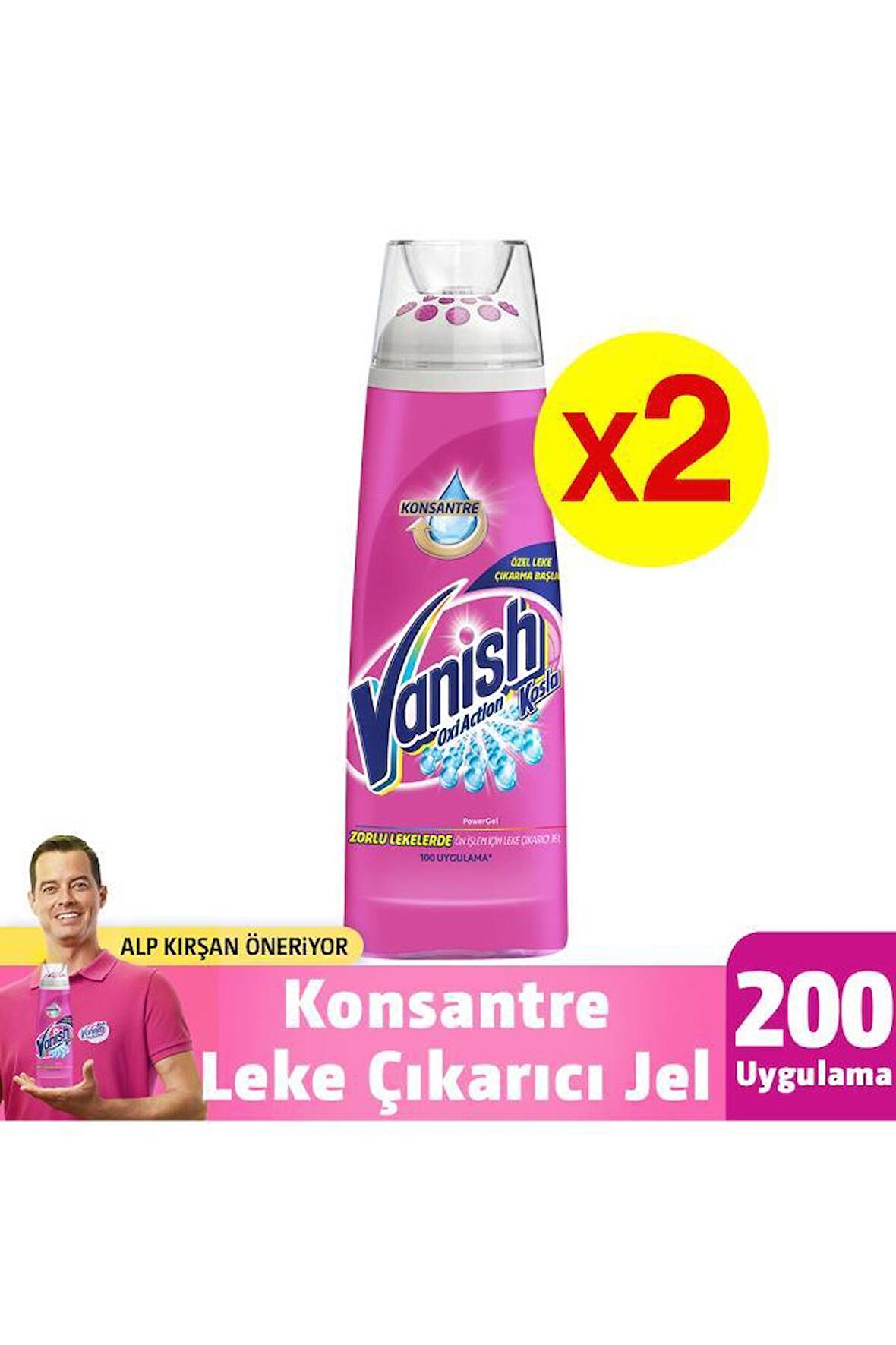 Kosla Ön İşlem İçin Leke Çıkarıcı Jel 200 ml x 2 Adet