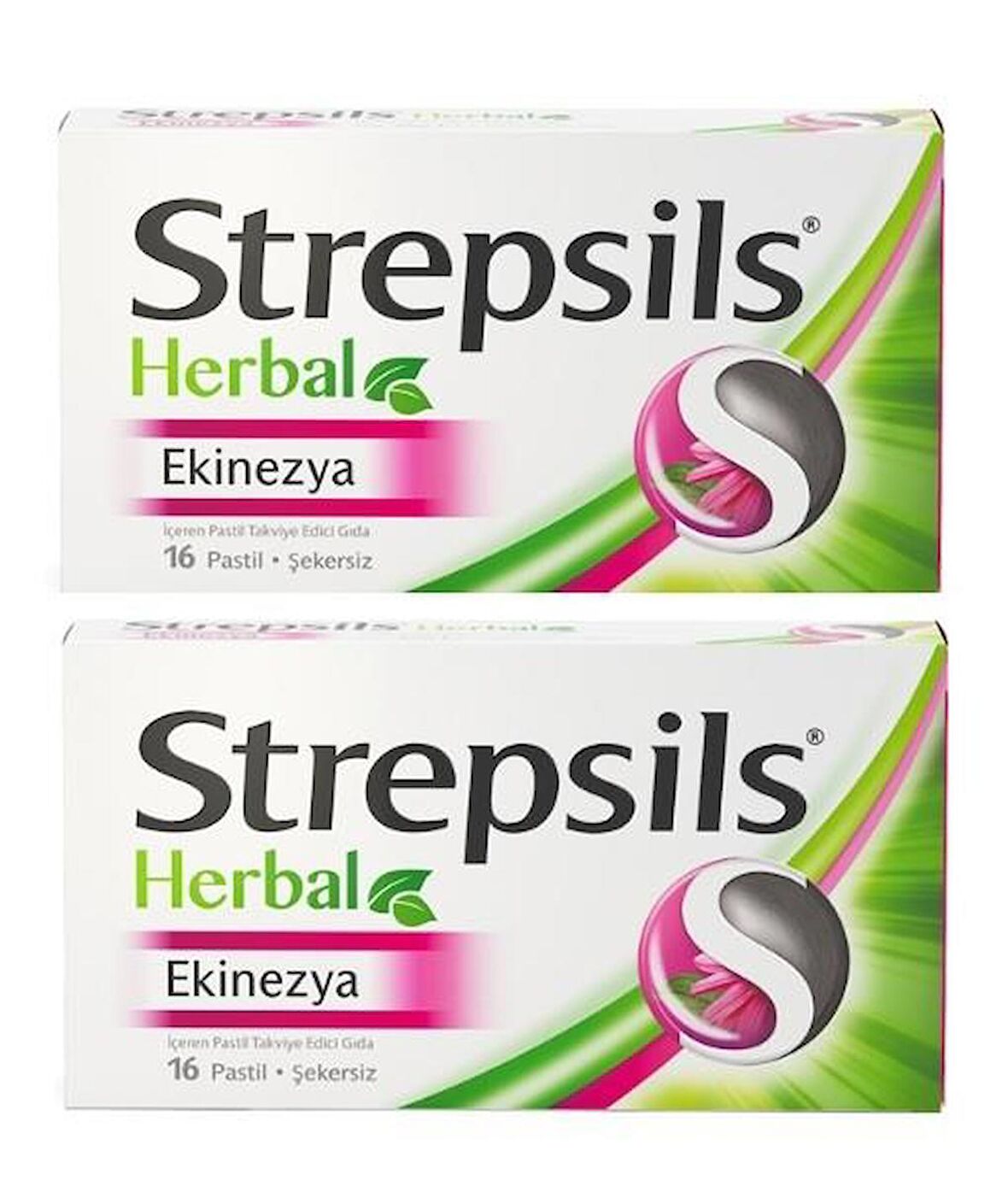 Strepsils Herbal Ekinezya Aromalı 16 Pastil 2 Adet 