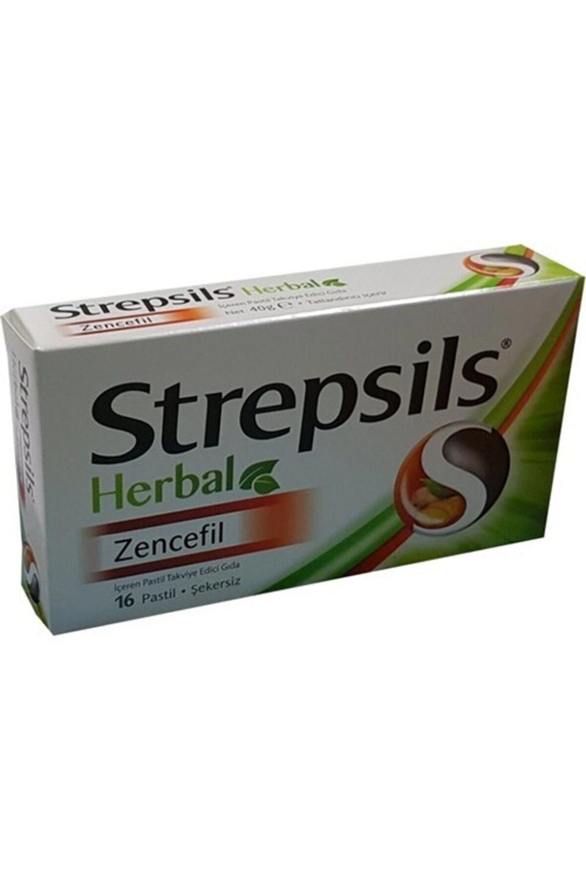 STREPSILS Herbal Zencefil Boğaz Pastili