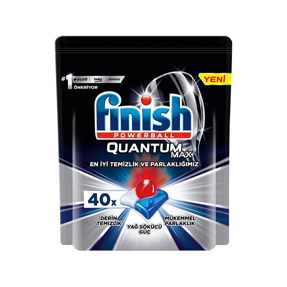 Finish Quantum 40 Yıkama Tablet Bulaşık Makinesi Deterjanı 40 Adet 