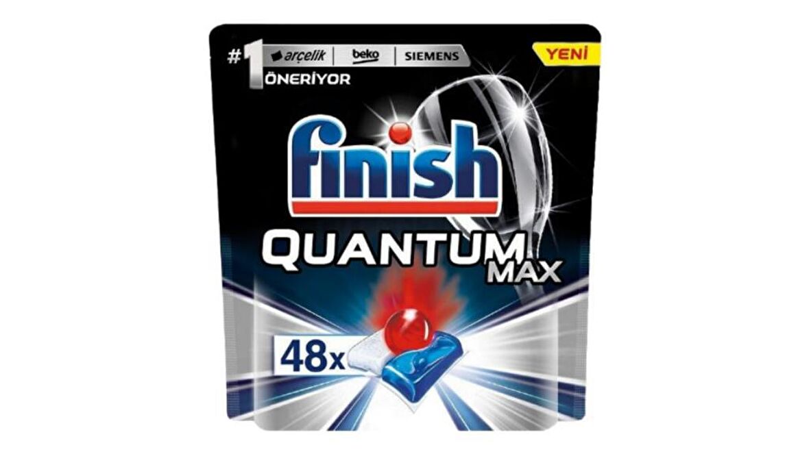 Finish Quantum 48 Yıkama Tablet Bulaşık Makinesi Deterjanı 48 Adet 