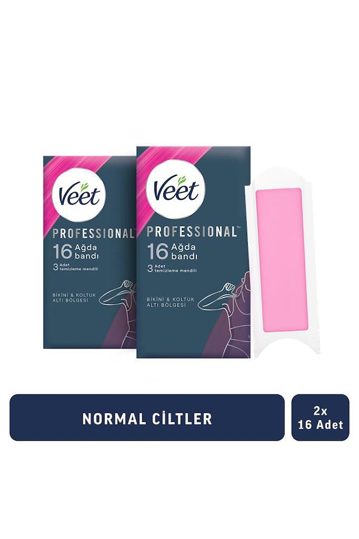 Veet Bikini - Koltuk Altı için Ağda Bandı 2x16'lı