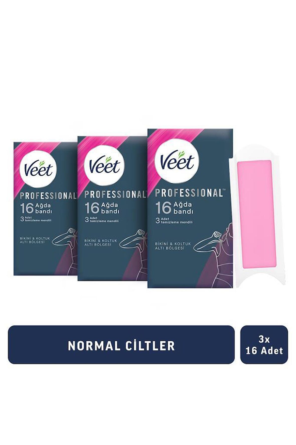 Veet Bikini - Koltuk Altı için Ağda Bandı 3x16'lı