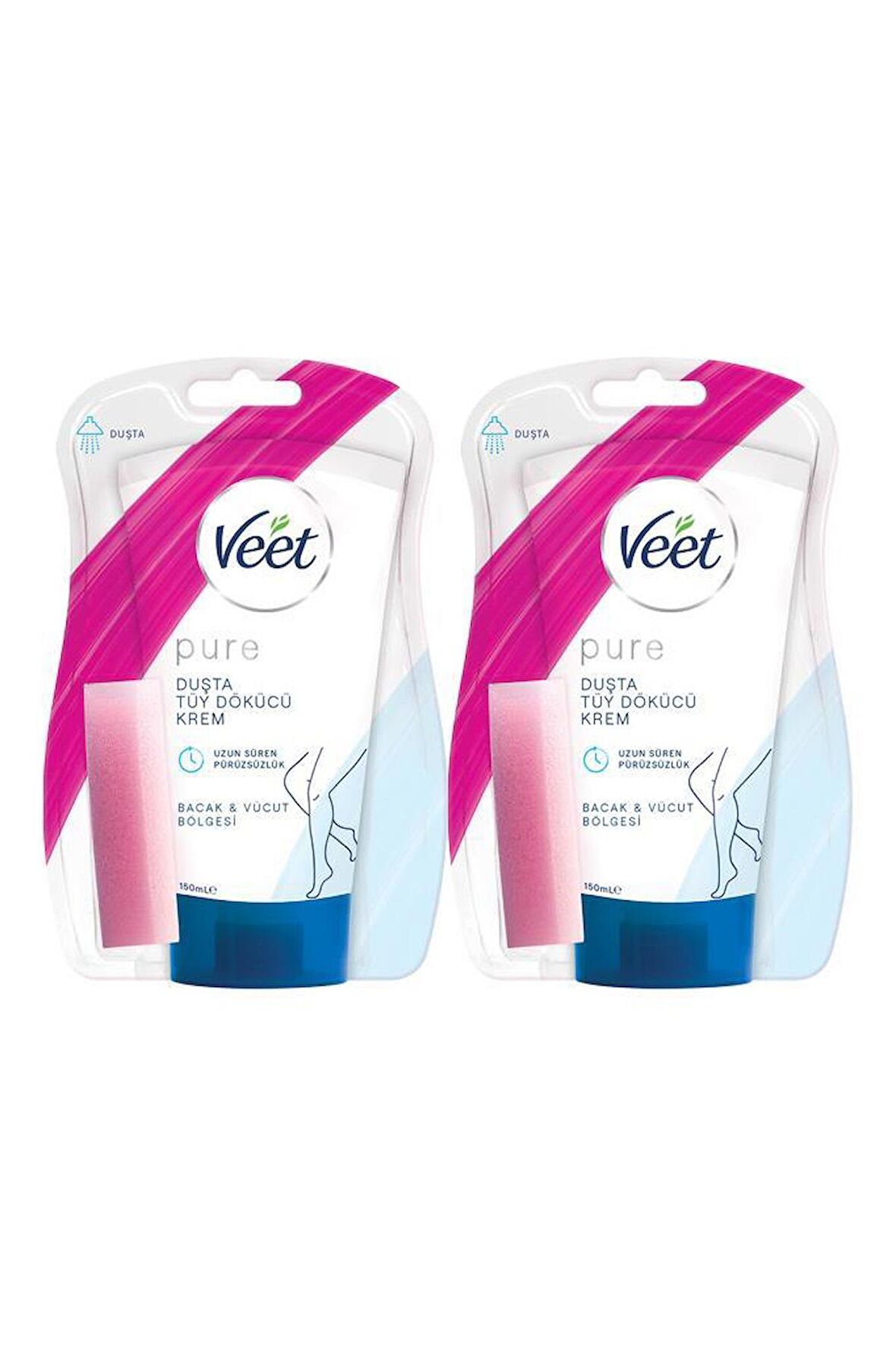 Veet Pure 150ml Duşta Tüy Dökücü Krem Hassas Ciltler x2