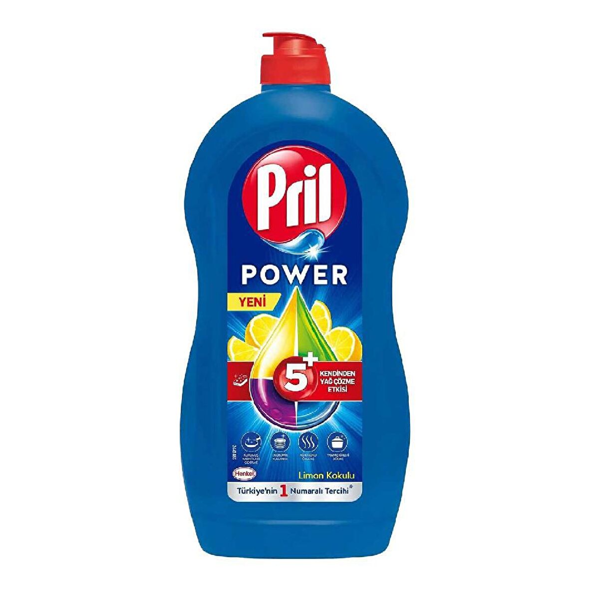 Pril Power 5 Sıvı Elde Yıkama Deterjanı 1350 gr 