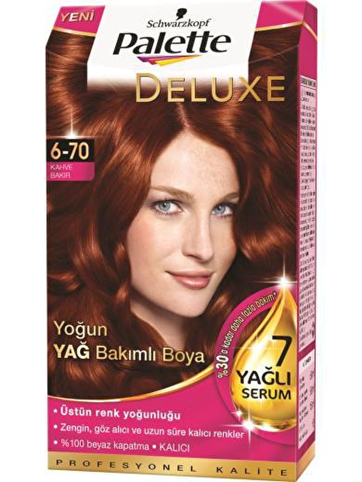 Palette Deluxe 6-70 Kahve Bakır
