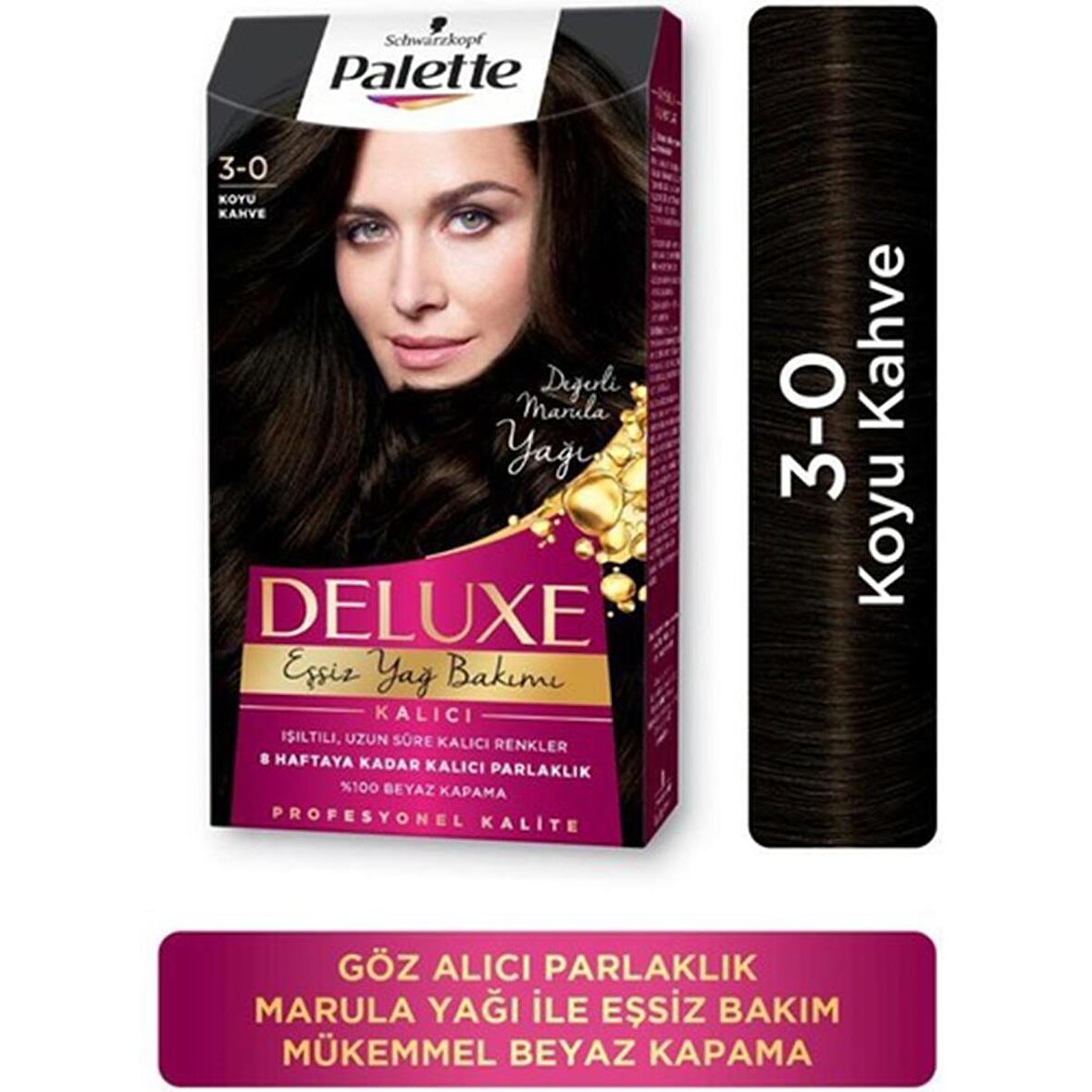 Palette Deluxe 3-0 Koyu Kahve