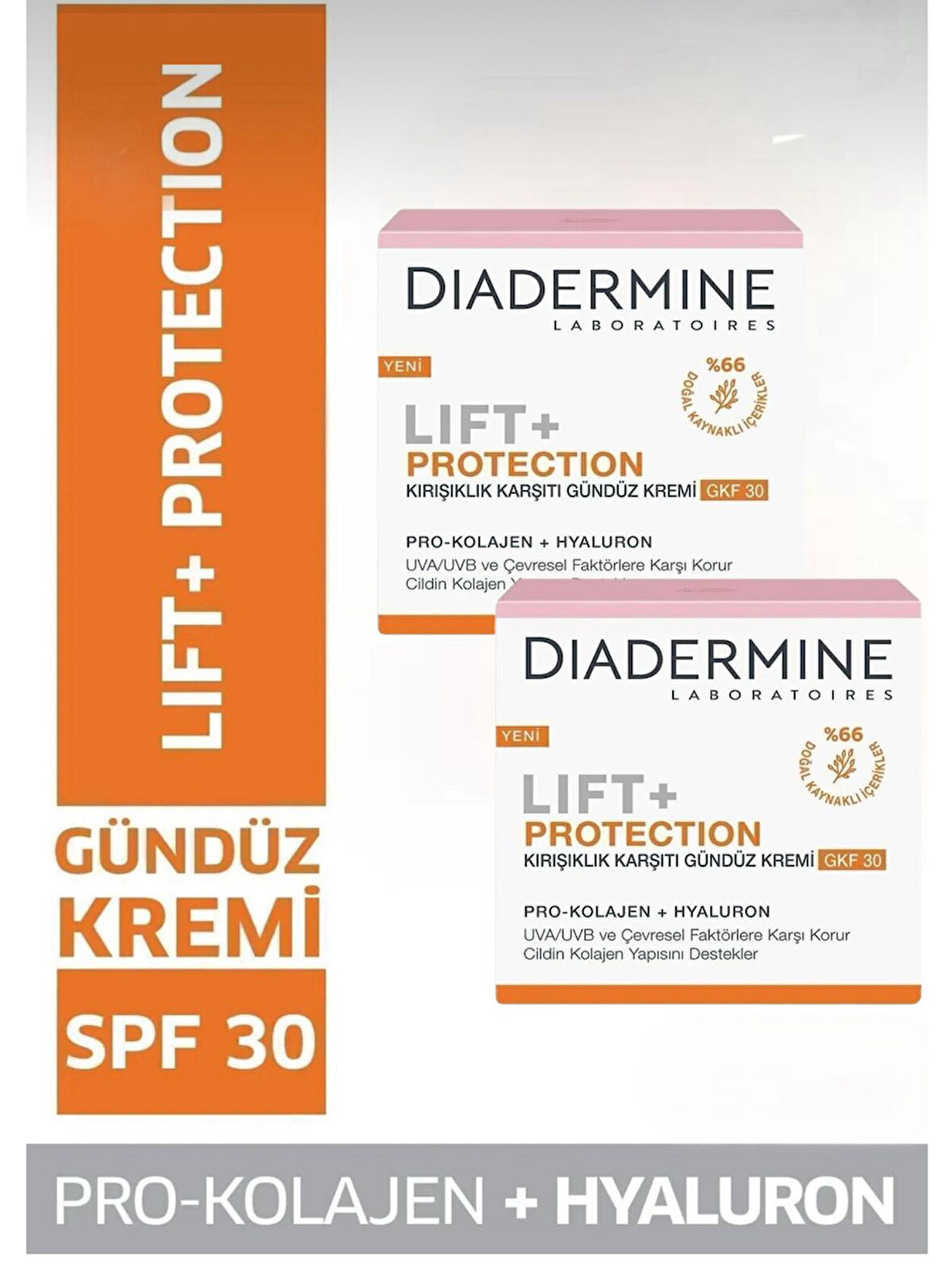 Lift Sıkılaştırıcı Ve Güneş Koruyucu Krem Spf 30 50 ml X 2 ADET