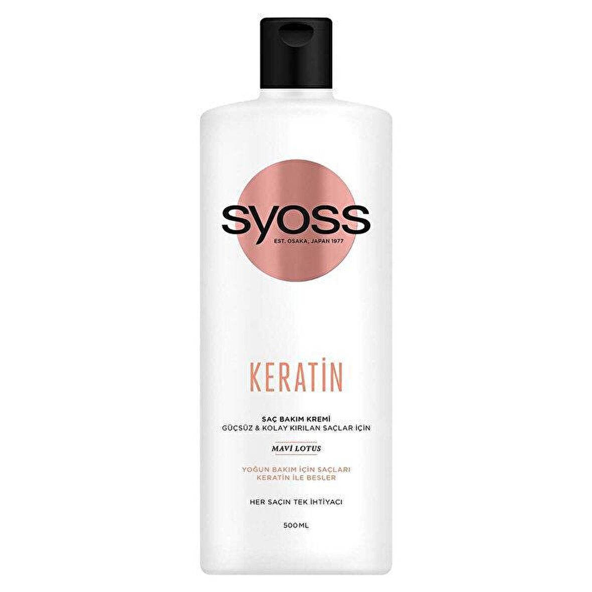 Syoss Keratin Besleyici Zayıf Saçlar İçin Keratinli Saç Kremi 500 ml