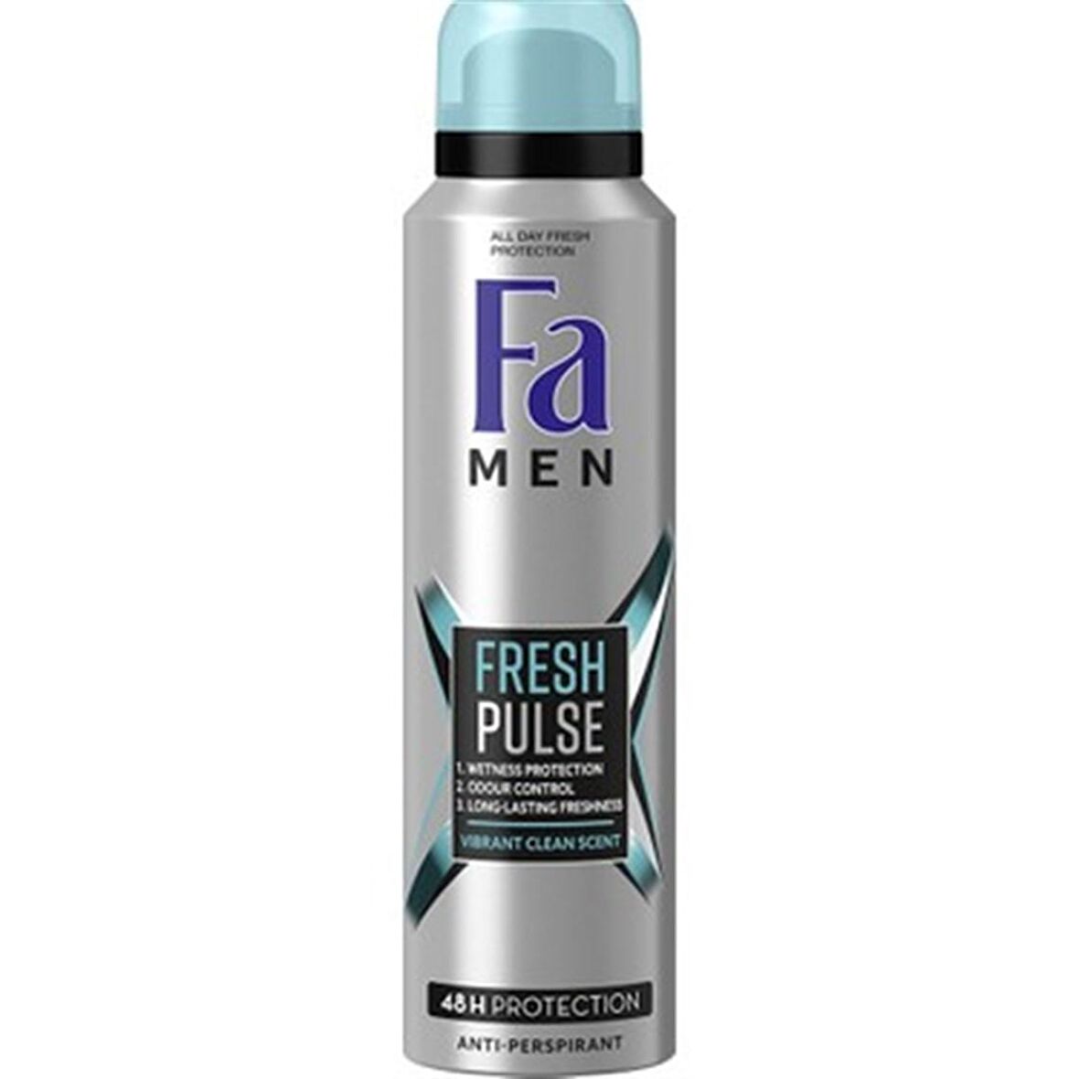 Fa Fresh Pulse Pudrasız Leke Yapmayan Erkek Sprey Deodorant 150 ml