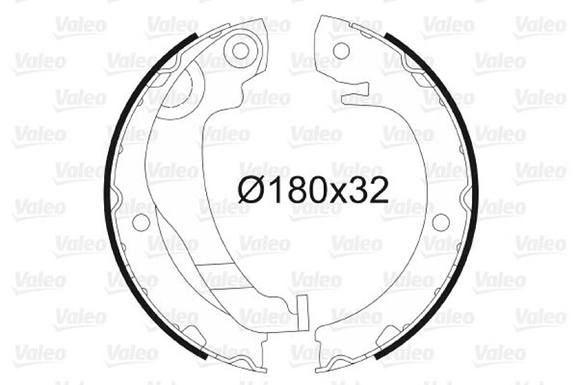 Toyota Arka Fren Balatası Pabuc Toyota Verso 04-09 Yarıs 03-05 Splash 08-> Suzukı Swift III 06-> Citroen C1 - Valeo 564183